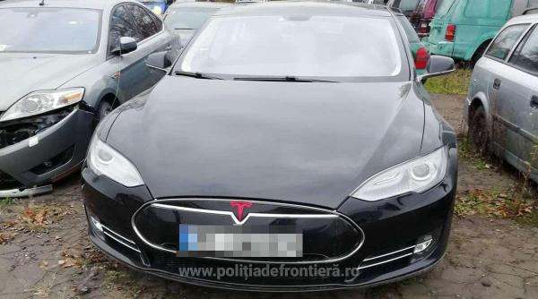 masina tesla furata din norvegia gasita in suceava