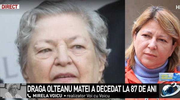mirela voicu despre draga olteanu matei au fost momente grele era pregatita pentru plecarea sa