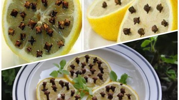 pune cateva cuisoare pe o lamaie si las o in bucatarie rezultatul te va surprinde total