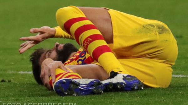 gerard pique accidentat pe termen lung in meciul cu atletico