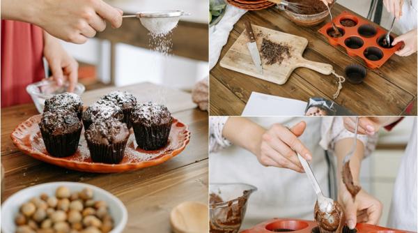 briose cu ciocolata fara faina si zahar ai nevoie doar de 3 ingrediente