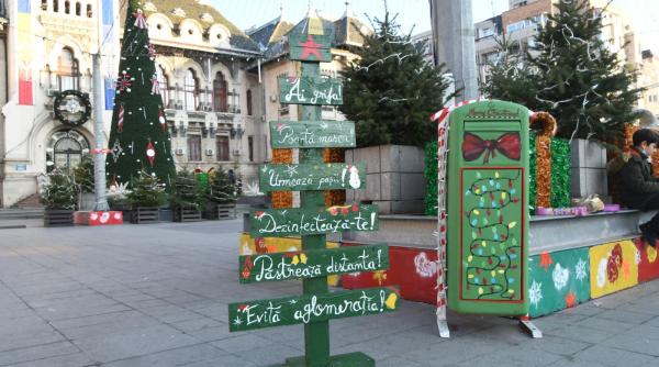 la craiova au fost aprinse luminile de sarbatori