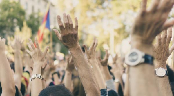 protest la alba iulia de ziua nationala foto