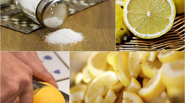 ce se intampla daca presari sare pe o lamaie taiata si o lasi in bucatarie