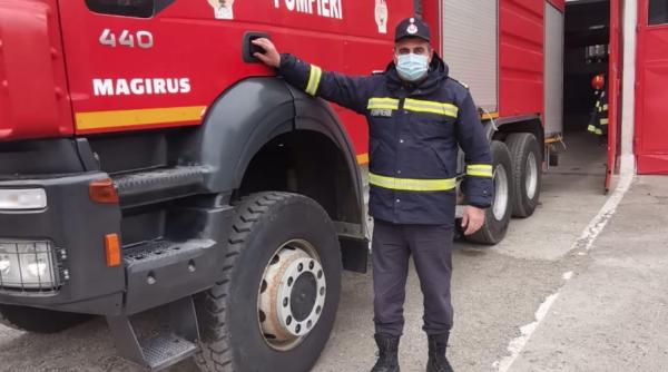 barbat inconstient  resuscitat in supermarket de un pompier iesit din tura de serviciu