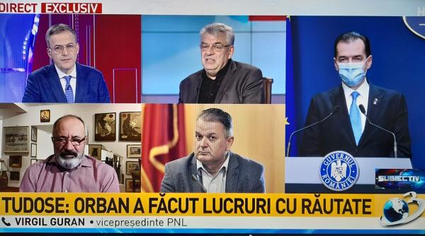 tudose aproape a cazut de pe scaun guran i a zis in direct cine e