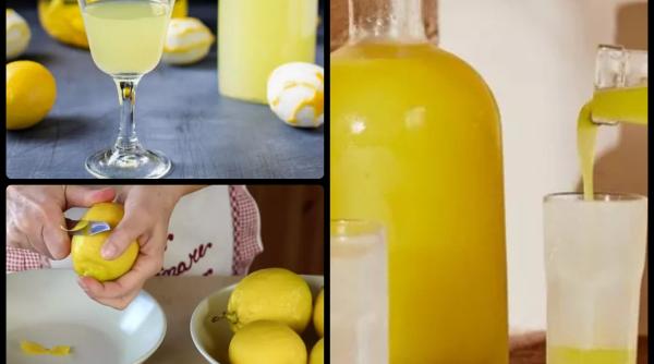 limoncello reteta italiana de lichior de lamaie preparat acasa video