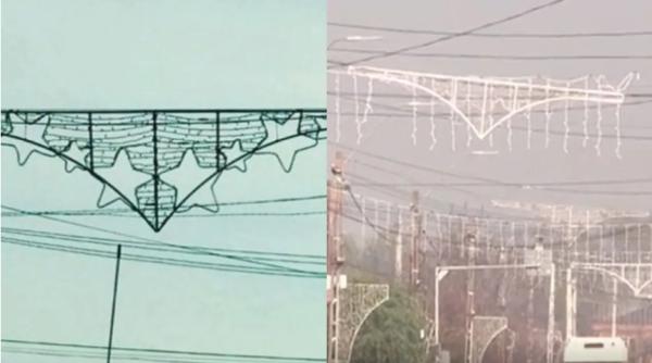 ornamente de craciun in forma de lenjerie intima si pinocchio  in localitati din dolj