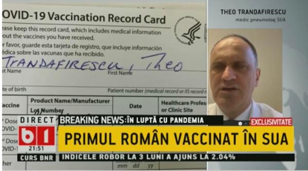 primul roman vaccinat anti covid in sua a rupt tacerea care e de fapt rolul cardului emis si ce e cu reactiile adverse