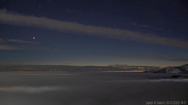 conjunctia jupiter saturn astronom imagine unica te va urmari tot restul vietii foto