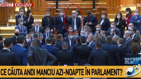 aparitie surpriza in camera deputatilor  inaintea votului pentru ludovic orban   foto
