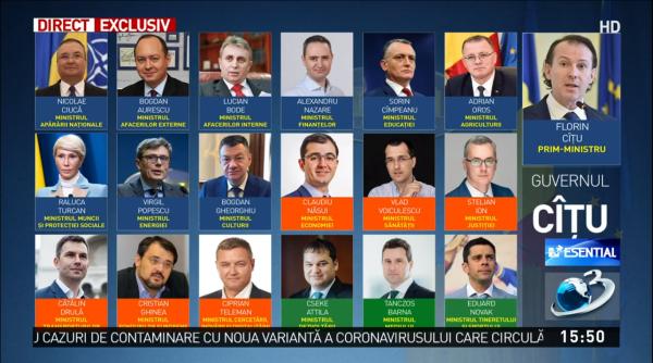 urale la prezentarea ministrilor usr plus show total in parlament