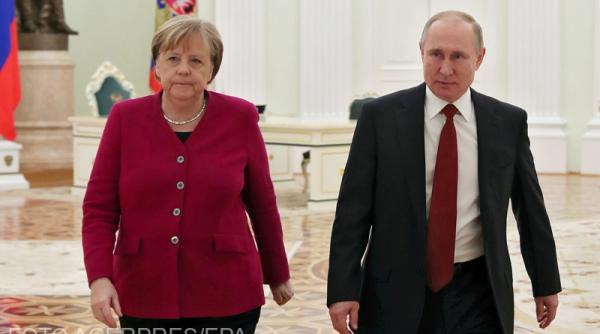 putin si merkel au discutat despre posibilitatea producerii comune de vaccinuri