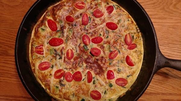 frittata la cuptor nu exista mic dejun mai rapid si delicios