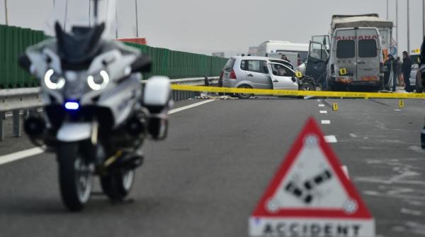 trafic ingreunat la iesirea de pe autostrada a1 in arges
