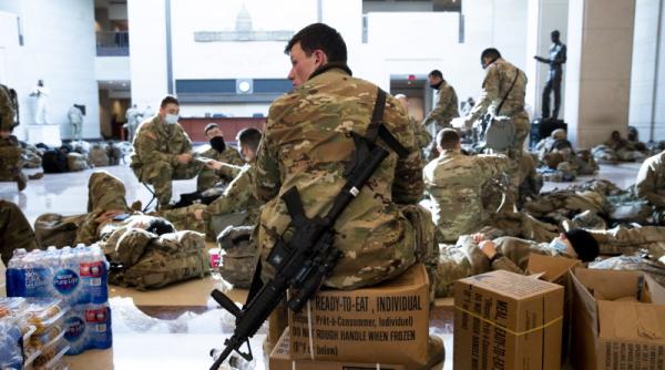video mii de militari la capitoliul sua posibile proteste in zilele urmatoare
