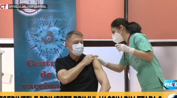 covid 19 klaus iohannis vaccinare in direct video