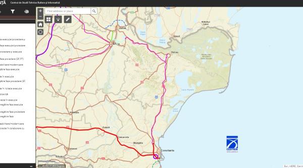 proiectarea drumurilor expres tulcea braila si tulcea constanta in linie dreapta