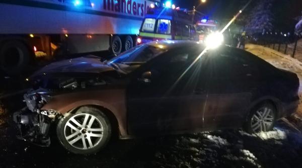 trafic blocat intre predeal si rasnov accident grav intre un camion si un autoturism