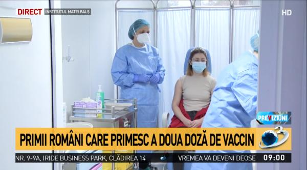 mihaela anghel prima romanca vaccinata anti covid 19 primeste azi a doua doza