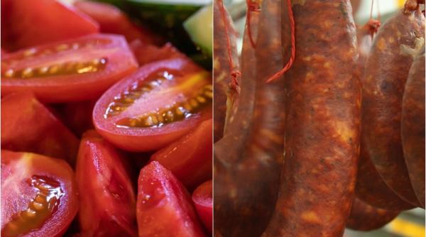 salata de rosii cu carnati chorizo reteta delicioasa a lui jamie oliver