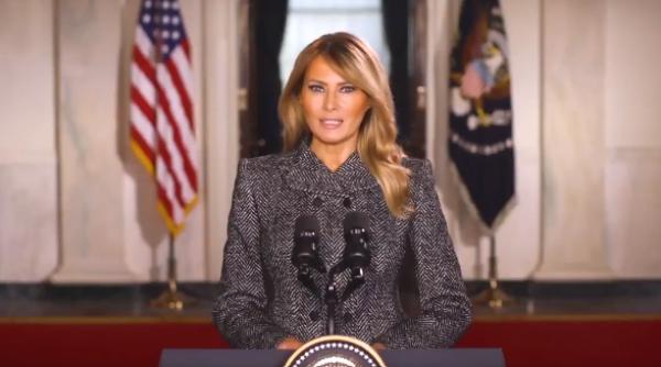 melania trump mesaj de adio inainte de a parasi casa alba acum ca donald si cu mine ne incheiem sederea ma gandesc