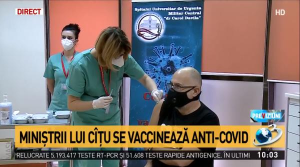 ministrii din guvernul citu se vaccineaza anti covid 19