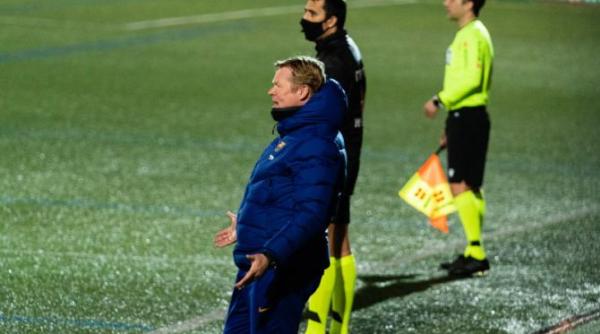 ronald koeman si a pierdut rabdarea si si a certat elevii dupa cornella fc barcelona