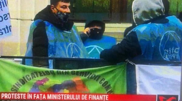 nou protest dupa inghetarea salariilor si pensiilor la ministerul de finante
