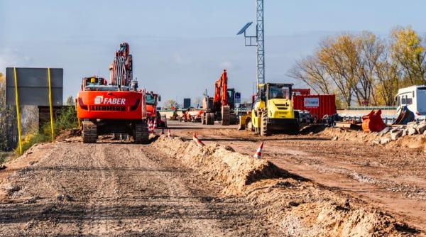 lucrarile la tronsonul sibiu boita al autostrazii sibiu pitesti au fost reluate
