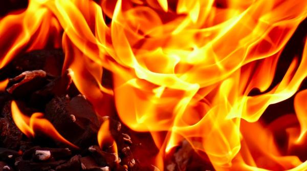 arges un barbat din mioarele a fost carbonizat in propria casa napadita de flacari