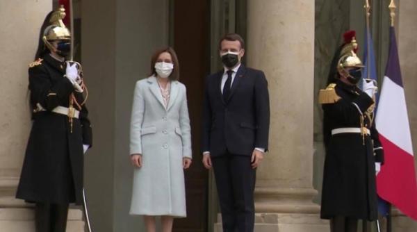 maia sandu vizita la paris ce a discutat cu emmanuel macron