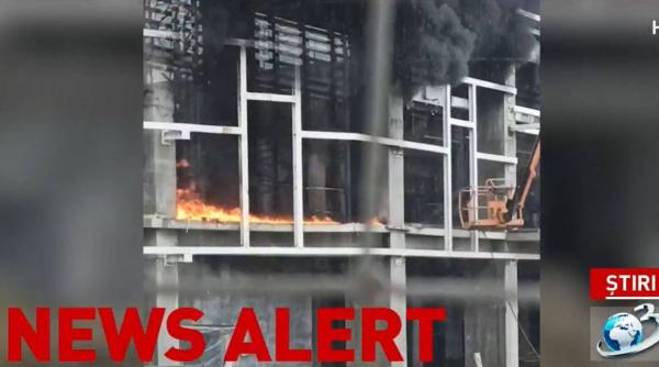 incendiu pe stadionul giulesti arena de fotbal era recladita pentru euro 2020