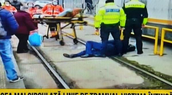 circulatia tramvaielor a fost oprita unui cetatean i s a facut rau