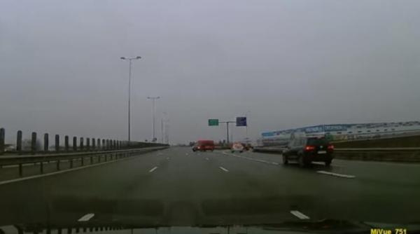 duba pe contrasens pe a3 bucuresti ploiesti soferita am franat pana la 40 km h