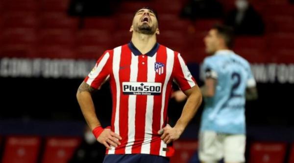 atletico madrid celta vigo madrilenii scapa puncte suarez marcheaza de doua ori