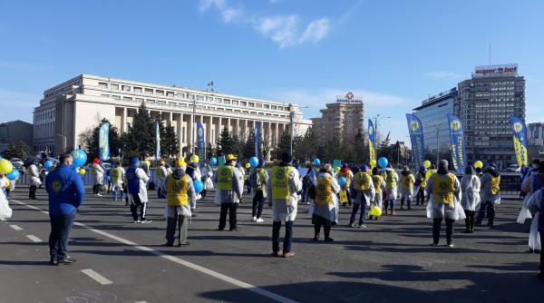 salariatii din sanatate nou protest in strada fara noi covid ul e pe voi galerie foto