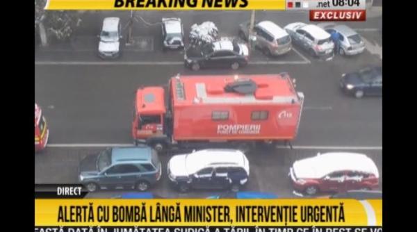 alerta cu bomba langa ministerul transporturilor