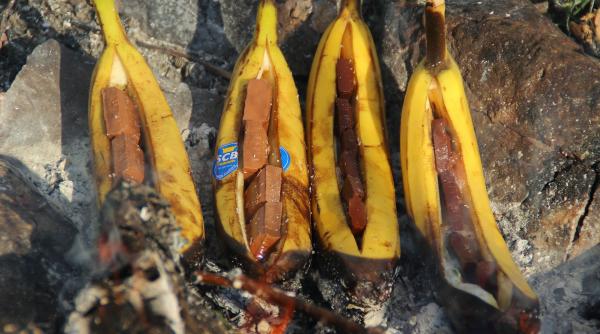 banane coapte cu ciocolata reteta desertul simplu si delicios