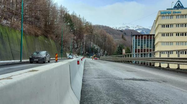 se monteaza separatoare din beton pe dn1 la sinaia