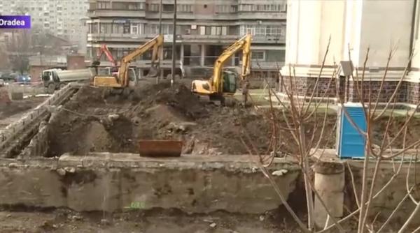 biserica veche de mii de ani descoperita in sapaturile pentru o parcare din oradea video