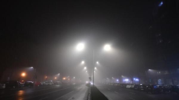 atentie soferi ceata si polei pe mai multe artere