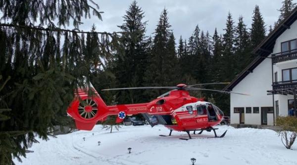 barbat cazut intr un parau salvat de un medic aflat intamplator in zona elicopterul smurd a intervenit