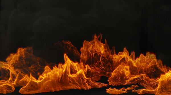 un autobuz a luat foc pe o strada din galati