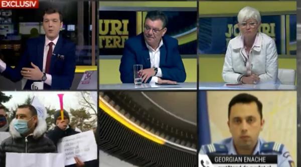 protest cu fumigene si scandal la cotroceni dumitru coarna enervat de purtatorul de cuvant al jandarmeriei i ati provocat bate campii