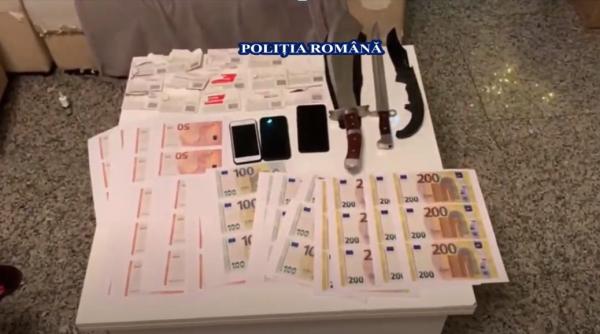 bancnote euro falsificate si puse pe piata in bucuresti  ce s a gasit la perchezitii   video