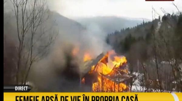 o femeie de 75 de ani a murit dupa ce casa in care locuia a luat foc