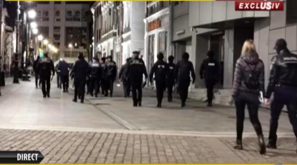 zeci de politisti au descins la localurile din centrul craiovei