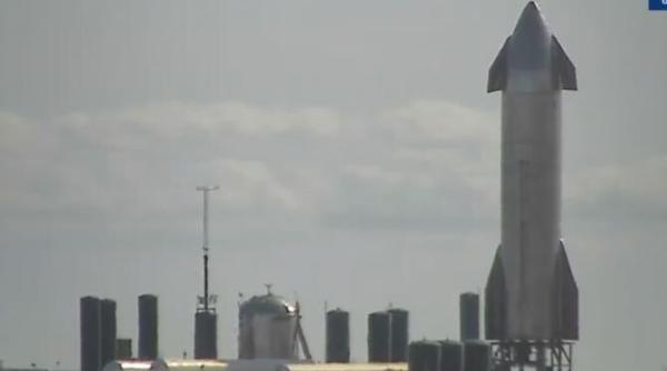 elon musk loveste din nou incercare de manevra spectaculoasa cu sn10 video live