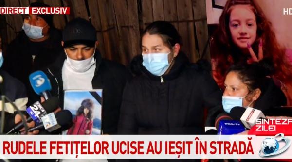 revolta in strada rudele fetitelor ucise de o soferita protest in noapte